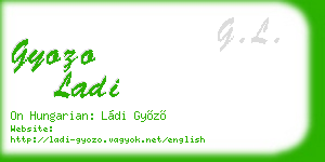 gyozo ladi business card