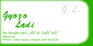 gyozo ladi business card